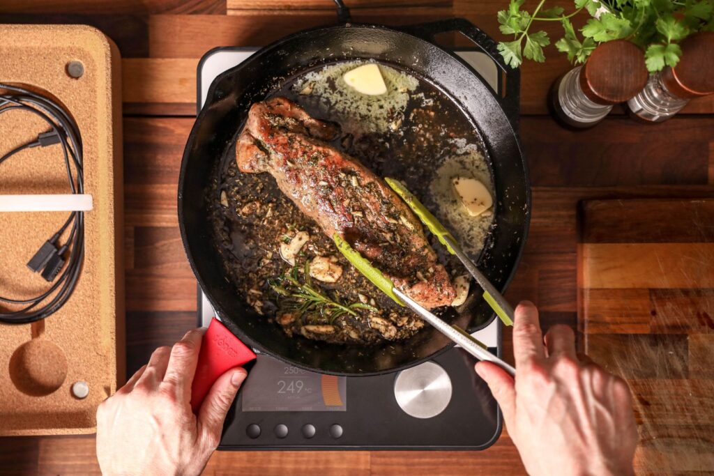 The Njori tempo used for cooking a duck fillet